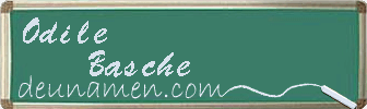 Odile Basche Visitenkarte